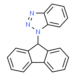 ChemSpider 2D Image | 1-(9H-Fluoren-9-yl)-1H-benzotriazole | C19H13N3
