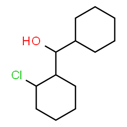 ChemSpider 2D Image | (2-Chlorocyclohexyl)(cyclohexyl)methanol | C13H23ClO