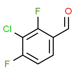 ChemSpider 2D Image | 3-Chloro-2,4-difluorobenzaldehyde | C7H3ClF2O