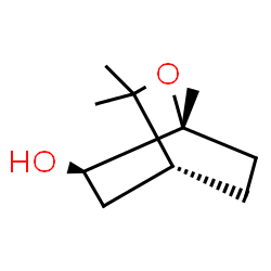 ChemSpider 2D Image | (1R,4R,6R)-1,3,3-Trimethyl-2-oxabicyclo[2.2.2]octan-6-ol | C10H18O2