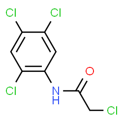 ChemSpider 2D Image | 2,2',4',5'-Tetrachloroacetanilide | C8H5Cl4NO