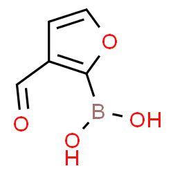 ChemSpider 2D Image | 3-Formylfuran-2-boronic acid | C5H5BO4