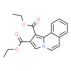 ChemSpider 2D Image | Diethyl pyrrolo[2,1-a]isoquinoline-1,2-dicarboxylate | C18H17NO4