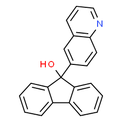 ChemSpider 2D Image | 9-(6-Quinolinyl)-9H-fluoren-9-ol | C22H15NO