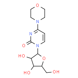 ChemSpider 2D Image | 4-(4-Morpholinyl)-1-pentofuranosyl-2(1H)-pyrimidinone | C13H19N3O6