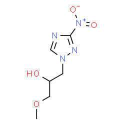 ChemSpider 2D Image | 1-Methoxy-3-(3-nitro-1H-1,2,4-triazol-1-yl)-2-propanol | C6H10N4O4