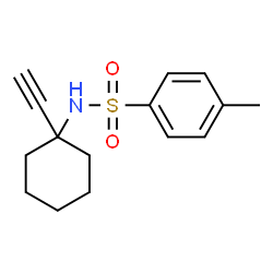ChemSpider 2D Image | N-(1-Ethynylcyclohexyl)-4-methylbenzenesulfonamide | C15H19NO2S
