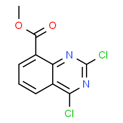 ChemSpider 2D Image | Methyl 2,4-dichloro-8-quinazolinecarboxylate | C10H6Cl2N2O2