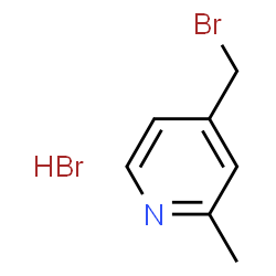 ChemSpider 2D Image | 4-(Bromomethyl)-2-methylpyridine hydrobromide (1:1) | C7H9Br2N