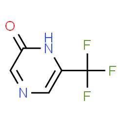 ChemSpider 2D Image | 6-(Trifluoromethyl)-2(1H)-pyrazinone | C5H3F3N2O