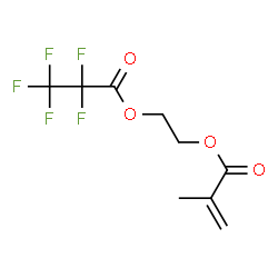 ChemSpider 2D Image | 2-[(2,2,3,3,3-Pentafluoropropanoyl)oxy]ethyl methacrylate | C9H9F5O4
