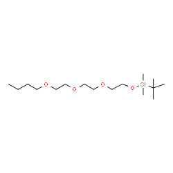 ChemSpider 2D Image | 2,2,3,3-Tetramethyl-4,7,10,13-tetraoxa-3-silaheptadecane | C16H36O4Si