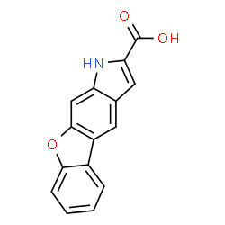 ChemSpider 2D Image | 1H-[1]Benzofuro[3,2-f]indole-2-carboxylic acid | C15H9NO3