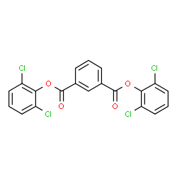 ChemSpider 2D Image | Bis(2,6-dichlorophenyl) isophthalate | C20H10Cl4O4