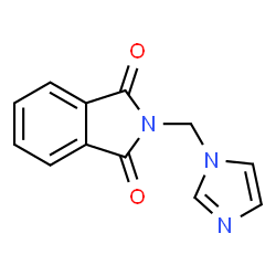 ChemSpider 2D Image | 2-(1H-Imidazol-1-ylmethyl)-1H-isoindole-1,3(2H)-dione | C12H9N3O2