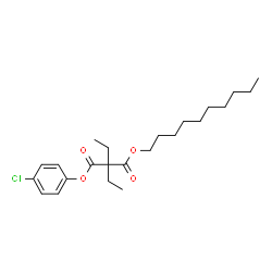 ChemSpider 2D Image | 4-Chlorophenyl decyl diethylmalonate | C23H35ClO4