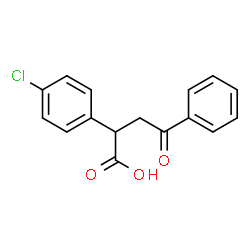 ChemSpider 2D Image | 2-(4-Chlorophenyl)-4-oxo-4-phenylbutanoic acid | C16H13ClO3