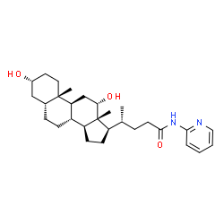 ChemSpider 2D Image | (3alpha,5beta,12alpha)-3,12-Dihydroxy-N-(2-pyridinyl)cholan-24-amide | C29H44N2O3