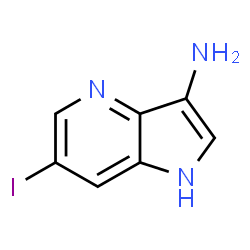 ChemSpider 2D Image | 6-Iodo-1H-pyrrolo[3,2-b]pyridin-3-amine | C7H6IN3