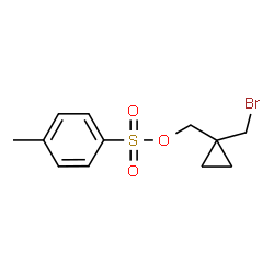 ChemSpider 2D Image | [1-(Bromomethyl)cyclopropyl]methyl 4-methylbenzenesulfonate | C12H15BrO3S
