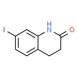 ChemSpider 2D Image | 3,4-Dihydro-7-iodo-2(1H)-quinolinone | C9H8INO