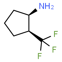 ChemSpider 2D Image | (1R,2S)-2-(Trifluoromethyl)cyclopentanamine | C6H10F3N