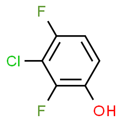 ChemSpider 2D Image | 3-Chloro-2,4-difluorophenol | C6H3ClF2O