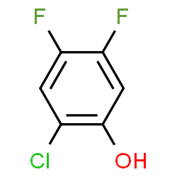 ChemSpider 2D Image | 2-Chloro-4,5-difluorophenol | C6H3ClF2O