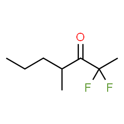 ChemSpider 2D Image | 2,2-Difluoro-4-methyl-3-heptanone | C8H14F2O