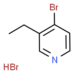 ChemSpider 2D Image | 4-Bromo-3-ethylpyridine hydrobromide | C7H9Br2N