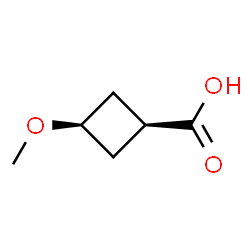 ChemSpider 2D Image | cis-3-Methoxycyclobutanecarboxylic acid | C6H10O3