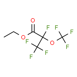 ChemSpider 2D Image | Ethyl 2,3,3,3-tetrafluoro-2-(trifluoromethoxy)propanoate | C6H5F7O3
