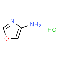 ChemSpider 2D Image | Oxazol-4-amine hydrochloride | C3H5ClN2O