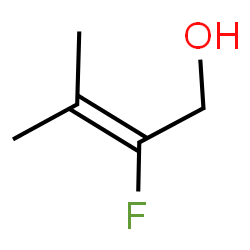 ChemSpider 2D Image | 2-Fluoro-3-methyl-2-buten-1-ol | C5H9FO