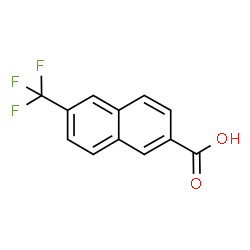 ChemSpider 2D Image | 6-(Trifluoromethyl)-2-naphthoic acid | C12H7F3O2