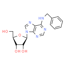 ChemSpider 2D Image | N-Benzyladenosine | C17H19N5O4