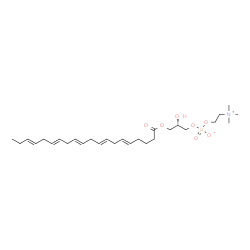 ChemSpider 2D Image | (2S)-2-Hydroxy-3-[(5E,8E,11E,14E,17E)-5,8,11,14,17-icosapentaenoyloxy]propyl 2-(trimethylammonio)ethyl phosphate | C28H48NO7P