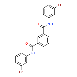 ChemSpider 2D Image | N,N'-Bis(3-bromophenyl)isophthalamide | C20H14Br2N2O2