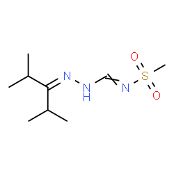 ChemSpider 2D Image | N-{[2-(2,4-Dimethyl-3-pentanylidene)hydrazino]methylene}methanesulfonamide | C9H19N3O2S