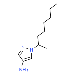 ChemSpider 2D Image | 1-(2-Octanyl)-1H-pyrazol-4-amine | C11H21N3