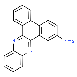 ChemSpider 2D Image | Dibenzo[a,c]phenazin-2-amine | C20H13N3
