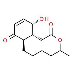 ChemSpider 2D Image | (8aR,12S,12aR)-12-Hydroxy-4-methyl-4,5,6,7,8,8a,12,12a-octahydro-2H-3-benzoxecine-2,9(1H)-dione | C14H20O4