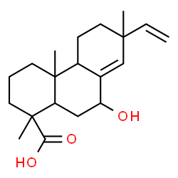 ChemSpider 2D Image | 7-Hydroxypimara-8(14),15-dien-18-oic acid | C20H30O3