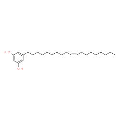 ChemSpider 2D Image | 5-[(10Z)-10-Nonadecen-1-yl]-1,3-benzenediol | C25H42O2