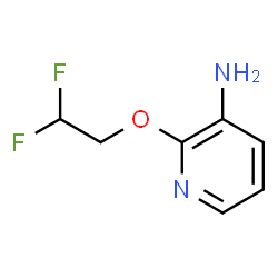 ChemSpider 2D Image | 2-(2,2-Difluoroethoxy)-3-pyridinamine | C7H8F2N2O
