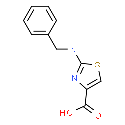 ChemSpider 2D Image | 2-(benzylamino)thiazole-4-carboxylic acid | C11H10N2O2S