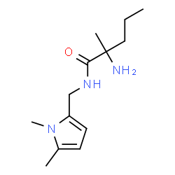 ChemSpider 2D Image | N-[(1,5-Dimethyl-1H-pyrrol-2-yl)methyl]-2-methylnorvalinamide | C13H23N3O