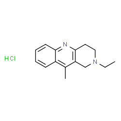 ChemSpider 2D Image | 2-Ethyl-10-methyl-1,2,3,4-tetrahydrobenzo[b][1,6]naphthyridine hydrochloride (1:1) | C15H19ClN2