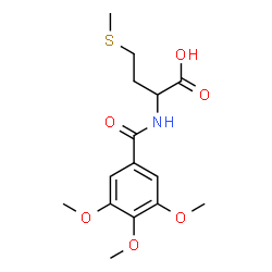 ChemSpider 2D Image | N-(3,4,5-Trimethoxybenzoyl)methionine | C15H21NO6S