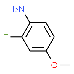 ChemSpider 2D Image | 2-Fluoro-4-methoxyaniline | C7H8FNO